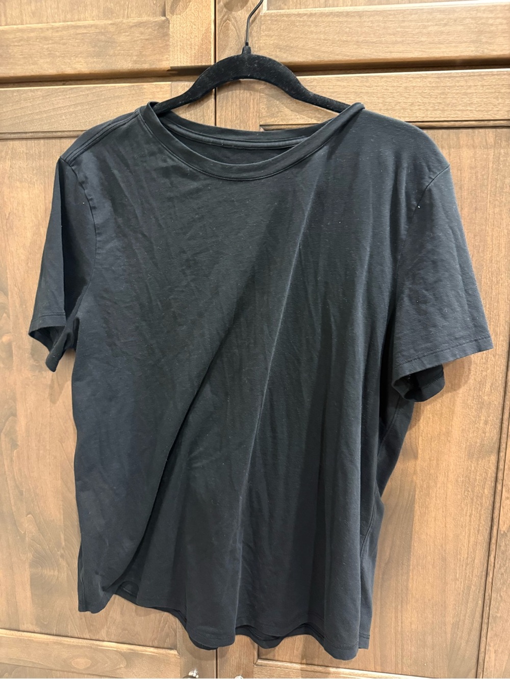 Lululemon Black Crewneck T-Shirt